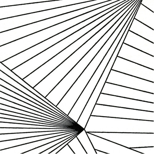 Fekete Geometrikus Vlies Tapéta 